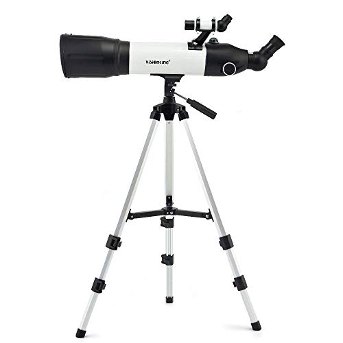 Telescopio monocular astronómico refractor portátil con trípode para niños y principiantes miniatura 6