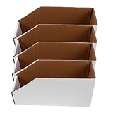 Sûr : fabriquées en carton, boîtes de rangement sont sûres pour les utilisateurs et l'environnement, présentoir commercial en carton, bacs de rangement pour garde-manger