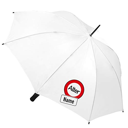 Herz & Heim® Schirm mit Namensaufdruck zum Geburtstag oder Jubiläum