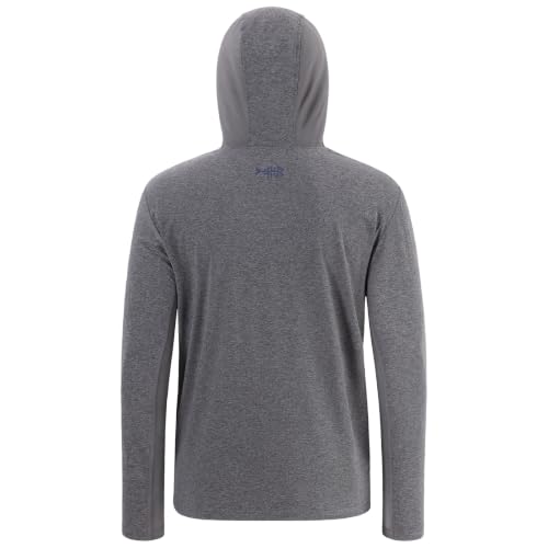 Image of BASSDASH Men's UPF 50+ Fishing Hoodie Shirts with Chest Pocket Lightweight UV Sun Protection Long Sleeve Hiking Sports FS34M