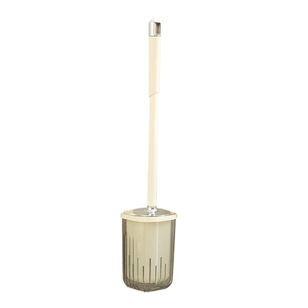 Toilet Brush and Holder Household Toilet Brush Wall-mounted Bathroom Punch-free Long Handle Cleaning