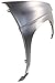 Crash Parts Plus Front Passenger Side Primed Fender Replacement for 1989-1997 Nissan Pickup, D21