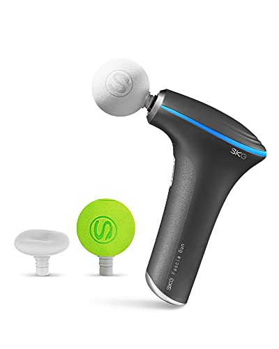 Massage Gun, Handheld Deep Tissue Percussion Muscle Massager for Pain Reduce, Body Massage Gun with Heat, Neck Back Body Relaxation Electric Sport Massager, SPM Motor Technology, SKG F5