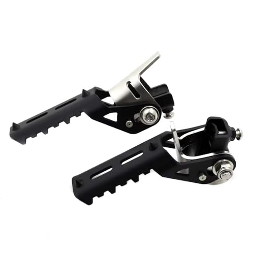 Repose-pieds pliants de moto pour étendre les jambes en voyage de route sur BMW F850GS