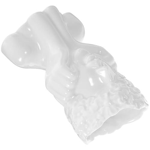 Vase buste en céramique blanc, solution déco pour sublimer vos fleurs - 2