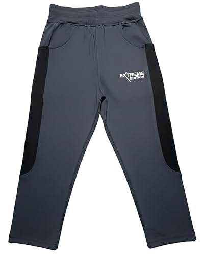 Image of Boys Regular Fit Track Pants, 4Way Stratchable Pants for Sports Activities and Routine Wear Active Wear Lower for Kids Boys (Pack of 2)