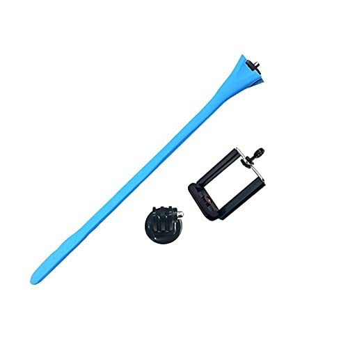 Monopode flexible para selfie SCRUBY telefono soporte camara coche azul