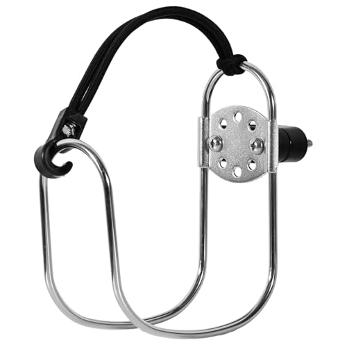 Mirfane Life Buoy Holder, Heavy Duty Marine Grade Stainless Steel Life Ring Holder for Boat, Corrosion Resistant Rescue Ring Bracket Fits 24”-30” Life Preserver (Wall Mount)