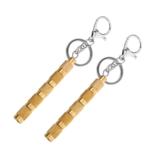 PRETYZOOM 2Pcs Off Road Tire Deflator Tool Copper Tire Pressure Bleeder Valve for Cars Suvs Trucks Off Road Vehicles Compact and Portable Automotive Maintenance Accessory