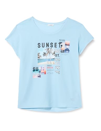 T-shirt Sunset col rond Femme KEY LARGO haut manches courtes coton