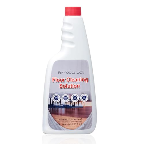 1 Pack Floor Cleaning Solution Compatible with Roborock Vacuum Mop Solution Citrus Scented Residue & Streak Free Deep Clean for Hardwood for Roborock Saros 10/10R/Z70 Q7 Q8 Q10 S7 S8 Qrevo Series