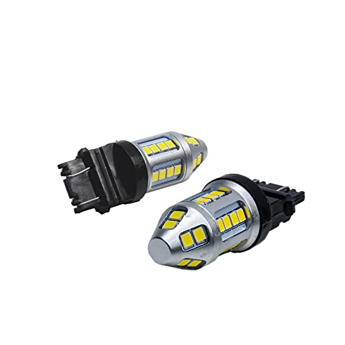 PA LED 2PCS 30SMD 3157 Golden Lemon Yellow 2835 LED Light Bulb 3056 3156 3156A 3057 4057 3157 4157 T25 for Turn Signal Side Marker Stop Backup Tail Lamp