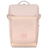 Johnny Urban Sac a Dos Femme & Homme Rose LUCA Sac  Dos Fabriqu en Bouteilles Plastique Recycles - Sacs Ordinateur 15,6 pouces - Loisirs, Voyage, Collge & Sport - Tissu extrieur Impermable