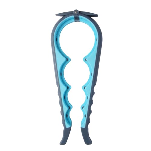 Image of 4 in 1 Jar Opener Multi-Function Bottle Opener Non Slip Remover Tool for Seniors with Arthritis and Anyone with Low Strength(Grey Blue)