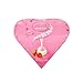 Lindt LINDOR Strawberries and Cream White Chocolate Candy Truffles Friend Heart, Valentine's Day White Chocolate with Strawberries and Cream White Truffle Filling, 3 oz.