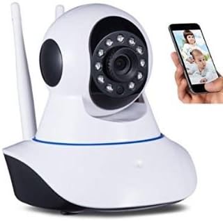 Maizic Smarthomes WiFi Smart Plug and Play Ip Camera for Live Streaming, Alarm (White)