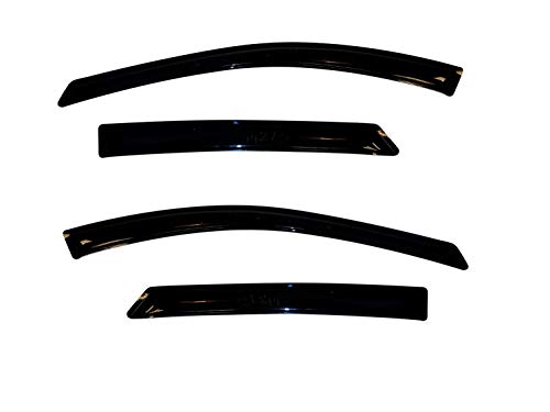 Auto Ventshade 94273 Original Ventvisor Side Window Deflector Dark Smoke, 4-Piece Set for 2010-2015 Hyundai Tucson
