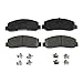 IBESTWOLF Front and Rear Ceramic Brake Pads for 2005-2012 Ford F-250 F-350 Super Duty, Disc Brake Pad Replacement P-1069 P-1067