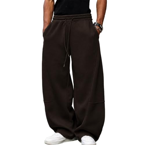 Image of Mens Baggy Sweatpants Casual Wide Leg Pants