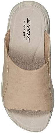 Easy Spirit Women's MARI2 Sport Sandal, Beige, 8 Wide | Image 1