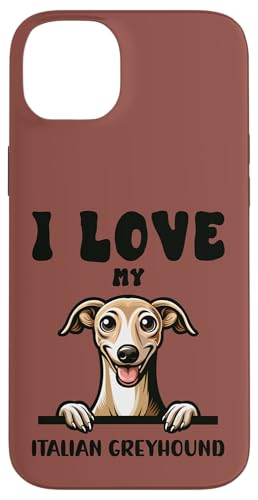I Love My Italian Greyhound ? 킢̌D X}zP[X iPhone 14 Plus p