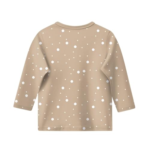 3/4 Sleeve Shirts for Teen Girls Cotton Crewneck T-Shirt Polka Dots Cute Summer Tops Kids Blouses Trendy Preppy Clothes2