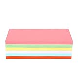 stabiles 180 g Papier ewtshop® Moderationskarten, rechteckig, 200 x 100 mm, 250 St. 6 Farben, stabiles 180 g Papier