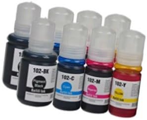 2x SETS compatible ink cartridges for EcoTank ET-2700 ET-2750 ET-3700 ET-3750 ET-4750 | 102 C13T03R140 127ml C13T03R240 C13T03R340 C13T03R440 70ml