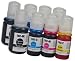 Produktbild 2X Set Tintenpatronen kompatibel für EPSON EcoTank ET-2700 ET-2750 ET-3700 ET-3750 ET-4750 | 102 C13T03R140 127ml C13T03R240 C13T03R340 C13T03R440 70ml