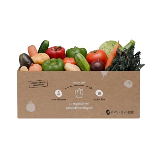 Gemüse-Box Family mit 6,5 kg frischem saisonalen Kochgemüse | Große saisonale Gemüsekiste | Regionales Kochgemüse | Ideal für Familien, Eintöpfe, Pfannen & Ofengerichte | Plastikfrei & frisch