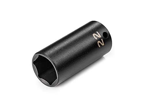 Image of TEKTON 3 /8 Inch Drive x 22 mm Deep 6-Point Impact Socket | SID13122