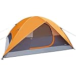 Amazon Basics Camping Tent, 3-Season Dome Design with Rainfly