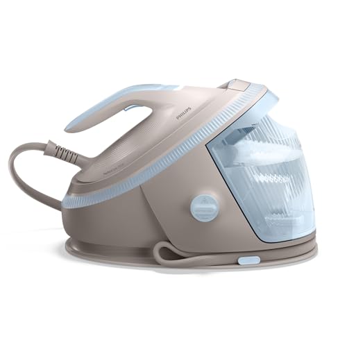 Philips Centrale Vapeur PerfectCare Série 7000 - Puissance 3120W, Effet pressing 600g, Pression 8.5 bars, Technologie OptimalTEMP, Eco, semelle SteamGlide Elite,...