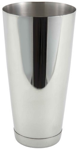 Winco Stainless Steel Bar Shaker, 30-Ounce Set of 6