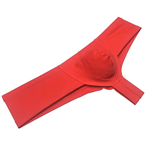 Men's Cotton Bikini Thong Mini Boxer Briefs Underwear Contour Pouch Brazilian Bikini Briefs3