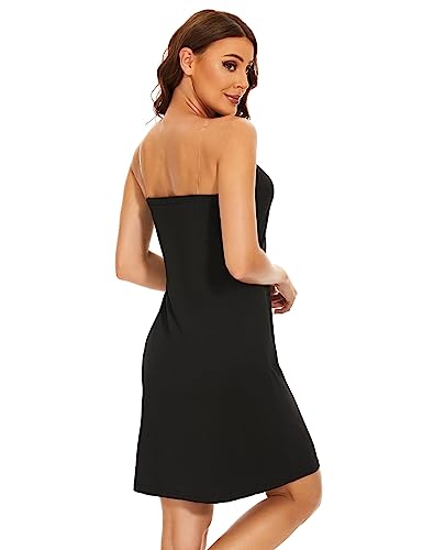 Image of MANCYFIT Strapless Full Slip for Women, Invisible Straps | Tube Top Slip, Strapless, Smoothing Stretch, Invisible Straps, S-3XL, For Strapless Under Dresses