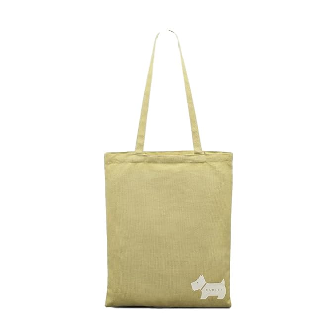 Sac à bandoulière en tissu Radley London jaune citron de taille moyenne