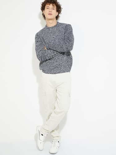 Image of Max Men Acrylic Round Neck URB N Heavy Knit Sweater
