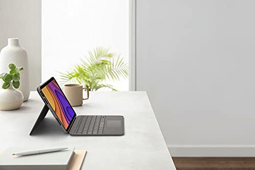 Logitech Folio Touch funda iPad 11 evita caídas y escribe rápido en alemán 5