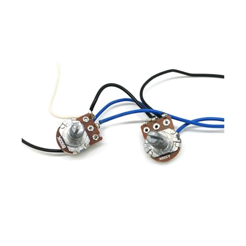 Faisceau de câblage P Bass pré-câblé avec micro humbucker ouvert et boutons de contrôle