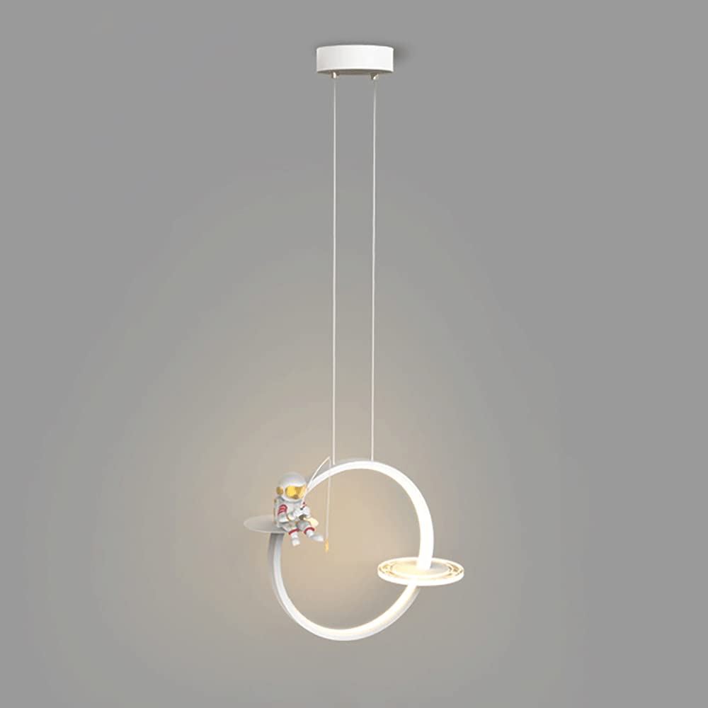 Lámpara de astronauta para techo infantil que ilumina el dormitorio de los niños con luz LED