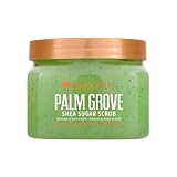 Tree Hut Palm Grove Shea Sugar Scrub, Exfoliating, Hydrating & Moisturizing Body Scrub with Shea Butter & Nourishing Essential Oils, Smooth & Soften Skin, 18 oz