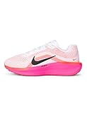 Nike Women's Winflo 11 Road Running Shoes, White/Black-Hyper Pink-Bright Crimson, 7.5