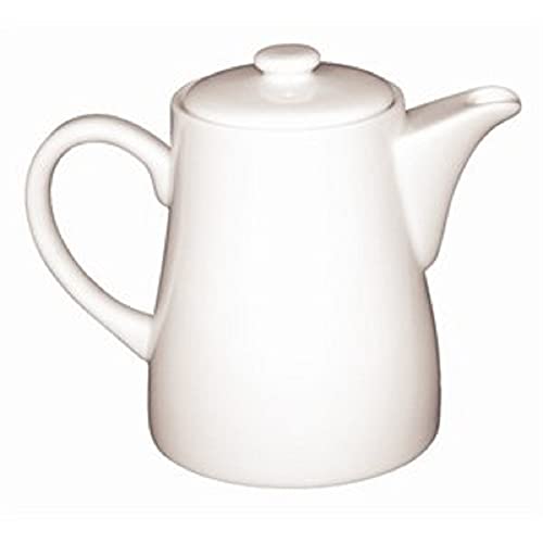 Olympia Whiteware Coffee Pots - Porcelain - Chip Resistant - 310 ml 11 Oz - 4 pc