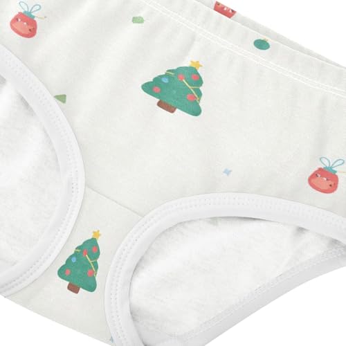 Christmas Trees Girls' Underwear Soft Touch Organic Underwear for Toddlers in Sizes 2T,3T, 4T, 5T, 6Y and 8Y4
