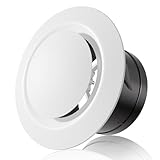bouches vmc aldes 【Aspect de Haute Qualité】: la grille aeration adopte un design circulaire simple, une surface lisse et plate, des bords arrondis et lisses, ce qui permet non seulement d'assurer un apport d'air uniforme, mais aussi de s'intégrer facilement dans un style décoratif moderne, pratique et beau.