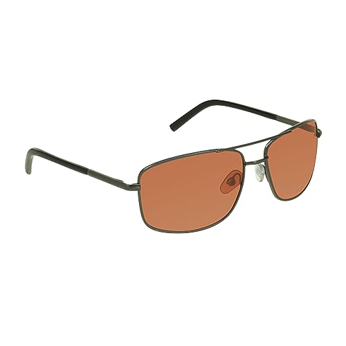 Image of proSPORT Blue Light Blocking Sunglasses - HD Copper Amber Metal Aviator Reduce Eye Strain Better Sleep