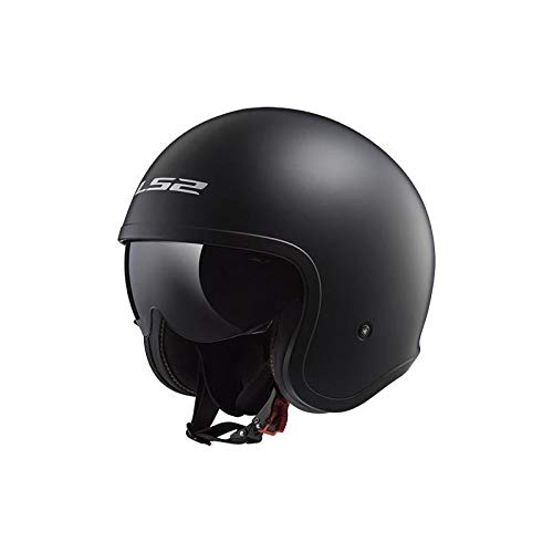 LS2 Casque Jet Spitfire - Noir Mat : Amazon.de: Auto & Motorrad