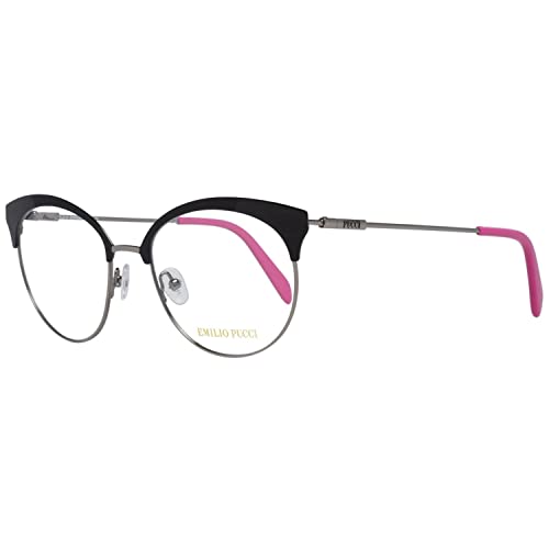 Monture Emilio Pucci EP5086 argent : lunettes de vue de luxe en métal 52mm