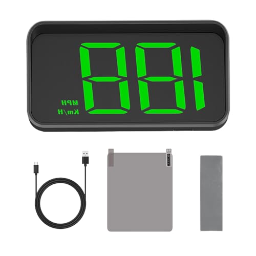 M2 Head-Up Display Auto (HUD), Proiettore Parabrezza Tachimetro HUD con indicatore di velocità GPS+Beidou GPS, USB Plug...